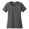 Ladies PosiCharge ® Tri Blend Wicking Scoop Neck Raglan Tee Thumbnail