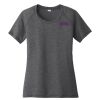 Ladies PosiCharge ® Tri Blend Wicking Scoop Neck Raglan Tee Thumbnail