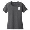 Ladies PosiCharge ® Tri Blend Wicking Scoop Neck Raglan Tee Thumbnail